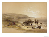 Caiphas Looking Towards Mount Carmel 1839, Volume II The Holy Land, Engraved by L.Haghe reproduction procédé giclée par David Roberts