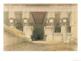 Facade of the Temple of Hathor, Dendarah, from Egypt and Nubia, Engraved by Louis Haghe Lámina giclée por David Roberts Facade of the Temple of Hathor, Dendarah, from Egypt and Nubia, Engraved by Louis Haghe Lámina giclée por David Roberts