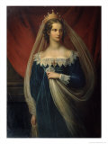 Portrait of Princess Charlotte Von Preussen, 1817 Giclee Print by Franz Gerhard von Kugelgen