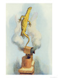 There Goes Bill!', Illustration from Alice in Wonderland by Lewis Carroll Giclee Print by John Tenniel
