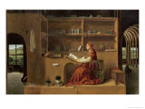 St. Jerome in His Study, c.1475 Giclée-tryk af Antonello da Messina
