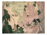 Curtain Design For Nikolai Rimski-Korsakov's Ballet 'sheherezade', 1910 Giclee Print by Valentin Aleksandrovich Serov
