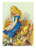 Alice Upsets the Jury-Box, Illustration from Alice in Wonderland by Lewis Carroll Giclee Print by John Tenniel