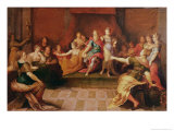 Solomon and His Women reproduction procédé giclée par Frans Francken the Younger