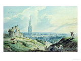 View of Norwich, from Mouseshold Hill, Near the Ruins of Kett's Castle Giclee Print by Charles, II Catton