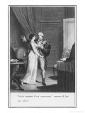 Illustration from The Sorrows of Werther by Johann Wolfgang Goethe reproduction procédé giclée par Jean-Michel Moreau the Younger