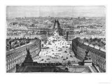 Improvements to Paris, Opening of Avenue Napoleon After the Building of the Butte Des Moulins, 1877 Giclee Print by Auguste Victor Deroy