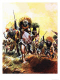 Incident from King Solomon's Mines Giclee Print by Don Lawrence