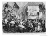 Puppet Show in Maurice Sand's Studio, 1870 Giclee Print by Baron Dudevant Jean Francois Maurice Sand