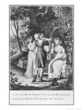 Illustration from The Sorrows of Werther by Johann Wolfgang Goethe reproduction procédé giclée par Jean-Michel Moreau the Younger