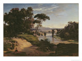 The Bridge at Narni, c.1826-27 Giclee Print by Jean-Baptiste-Camille Corot The Bridge at Narni, c.1826-27 Giclee Print by Jean-Baptiste-Camille Corot
