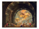 Opera LUltimo Giorno de Pompeii by Pacini, Produced at La Scale in Milan in the Autumn of 1827 Giclee Print by Alessandro Sanquirico