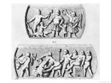 Triumph of Gnosis, Copy of Gnostic Caskets, Engraved by Thierry Freres Giclee-trykk av Julien Leopold Boilly