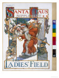 Father Christmas, The Ladies Field Magazine, Santa Claus Supplement, 30th November 1901 Giclee Print by A. Garth Jones