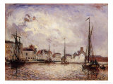 Brussels, the Warehouse District, 1874 Stampa giclée di Johan-Barthold Jongkind Brussels, the Warehouse District, 1874 Stampa giclée di Johan-Barthold Jongkind