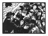 The Paris Crowd, 1892 Giclee Print by Felix Vallotton