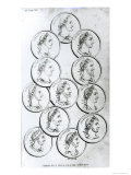Roman Emperors, The History of the Decline and Fall of the Roman Empire, Vol I, by Gibbon, 1808 Giclee Print by Henry R. Cook