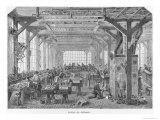 Workshop of Pleyel Pianos Makers, Second Empire, Les Grandes Usines by Julien Turgan, c.1880 Giclee Print by Edouard Renard