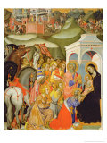 The Adoration of the Magi, c.1380 Giclee-trykk av Also Manfredi De Battilori Bartolo Di Fredi The Adoration of the Magi, c.1380 Giclee-trykk av Also Manfredi De Battilori Bartolo Di Fredi