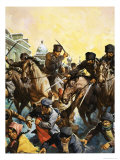 Russian Troops Slaughtered the Peaceful Marchers, Winter Palace at St Petersburg Lámina giclée Russian Troops Slaughtered the Peaceful Marchers, Winter Palace at St Petersburg Lámina giclée