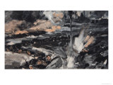 On an Occasion When the German Poison Gas Assumed a Reddish Hue Giclee Print by Cyrus Cuneo