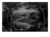 View of Drumlanrig Castle, Dumfrieshire Giclee-trykk av William Henry Bartlett View of Drumlanrig Castle, Dumfrieshire Giclee-trykk av William Henry Bartlett