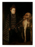 The Dwarf of Cardinal Granvelle, c.1560 Giclee Print by Antonis Mor