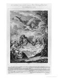 The Troelfth Cake, First Partition of Poland on the 26th September 1772, Engraved by Noel Le Mire Giclee Print by Jean-Michel Moreau the Younger