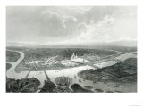 St.Petersburg, Engraved by S.Bradshaw, c.1860 Giclée-Druck von J Ramage