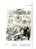 The Land of Liberty, Cartoon from Punch Magazine, 1847 Giclee Print by Richard Doyle