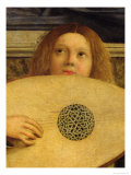 The San Giobbe Altarpiece, Detail of Angel Playing Music, c.1487 Stampa giclée di Giovanni Bellini The San Giobbe Altarpiece, Detail of Angel Playing Music, c.1487 Stampa giclée di Giovanni Bellini