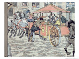 Assassination of Henri IV by Francois Ravaillac in the Rue de La Ferronerie, 1610, c.1900 Giclee Print by J. Onfray de Breville