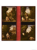 Scenes from Tebaldeo's Eclogues, c.1505 Giclee Print by Andrea Previtali