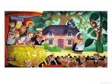 Jack and the Beanstalk Being Watched by Teddy Bears Lámina giclée Jack and the Beanstalk Being Watched by Teddy Bears Lámina giclée