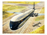 Boac's Comet 4 Passenger Aircraft reproduction procédé giclée par Roy Cross