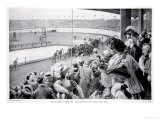 The Finish of the Marathon Race, the Olympic Games, 1908 Giclee Print by Samuel Begg