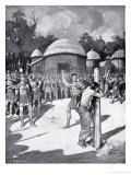 The Scourging of Boadicea, 60Ad, Illustration from The History of the Nation Giclee Print by Joseph Ratcliffe Skelton
