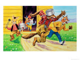 Brer Rabbit, Friends and Saucepans Giclee Print by Henry Charles Fox