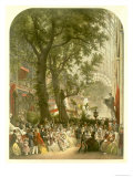 Transept of the Crystal Palace, 1851 reproduction procédé giclée par Louis Haghe