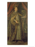 Emperor Matthias of Austria in Bohemian Coronation Robes, c.1613 reproduction procédé giclée par Johann or Hans von Aachen