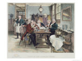 Toddy at the Cheshire Cheese, Published 1896 reproduction procédé giclée par Walter Dendy Sadler