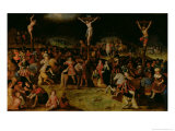 La Crucifiction reproduction procédé giclée par Frans Francken the Younger