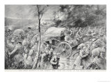 The Great Retreat of the German Army from the Banks of the River Marne in 1914 Giclee Print by Joseph Ratcliffe Skelton