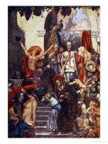 At the Town There Was a Vanity Fair Kept, The Pilgrims Progress Macgregor, Pub.Jack, 1907 Lámina giclée por John Byam Shaw