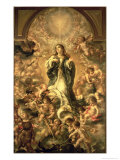 Immaculate Conception, 1670-1672 Giclée-Druck von Juan de Valdes Leal