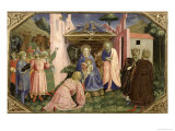 Adoration of the Magi, from the Predella of the Annunciation Altarpiece, c.1430-32 Giclee Print by Fra Angelico 