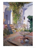 Garden Grotto, Alcazar de Seville, 1910 Giclee Print by Joaquín Sorolla y Bastida