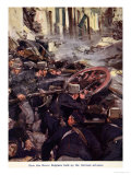 How the Brave Belgians Held Up the German Advance, Told in the Huts: The YMCA Gift Book, c.1916 Giclee Print by Cyrus Cuneo
