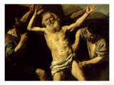 The Martyrdom of St. Bartholomew Giclée-Druck von Valentin de Boulogne 
