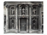 Lower Half of the Facade, 1637-41 Giclee Print by Francesco Borromini